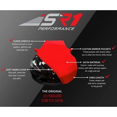 SR1Performance 2005-2013 C6 코르벳 울트라가드 스트레치 새.. 정품보장, Silver, 1개