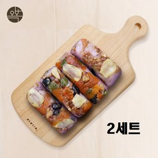 오복떡집 찰떡 자색고구마찰떡 시루떡 꿀떡 수제떡 생신떡 명절떡 영양떡 간식떡 식새대용떡 선물떡, 2개, 75g