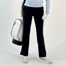 자스민골프 여성 골프 바지 10부 세미부츠컷 스판 허리밴딩 마법팬츠 필드룩 연습복