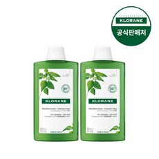 [클로란공식] 네틀 노세범 샴푸 400ml 2개 (피지 유분케어), 단품