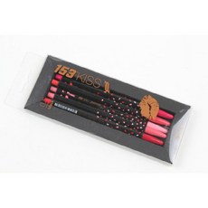 81 Js media works / 153 키스 5본입 0.5mm 모나미볼펜 입술펜 예쁜볼펜 캐릭터볼펜 샤프 볼펜