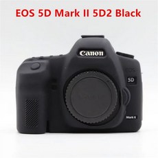 카메라가방 캐논용 소프트 실리콘 아머 카메라 케이스 커버 캐논 EOS 5D Mark II III IV 5D2 5D3 5D4 6D 6D2 7D 7D2 77D 600 700D, 8) 5DMark II 5D2 Black - 캐논eos5dmark