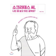 소크라테스 씨 나는 잘 살고 있는 걸까요? : 생각의 동반자 소크라테스와 함께하는 철학 수업, 허유선 저, 믹스커피