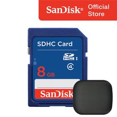 샌디스크 SD메모리카드 CLASS4 카메라 디카 네비 / 메모리 보관 케이스, 8GB
