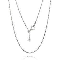 Pt999 1.2mm 4g 45cm [스페란차] 순 플래티넘 키헤이 목걸이 2면 싱글 폭 약 프리