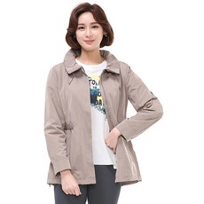 지센여성 플랫 카라 롤업 슬리브 캐주얼 점퍼 LCCAJ324_BE