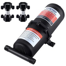 Dreyoo RV 어큐뮬레이터 탱크 1L 125PSI 사전 가압 어큐뮬레이터 탱크 1/2 MNPT 포트 피팅 흐름 제어 내부 블래더 RV 보트 캐러밴 여행 트레일러에