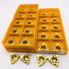 MMT MMT22ER AG60 UE6020 US735 고품질 금속 나사 선삭 공구 CNC 선삭 공구 22ER AG60 선반 용 경질 합