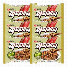 [맨즈라면] 짜파게티 140g 낱개 6개