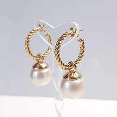 순금진주귀걸이