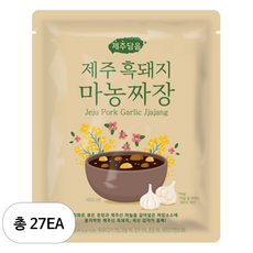 오뚜기 제주담음 제주 흑돼지 마농짜장, 250g, 27개