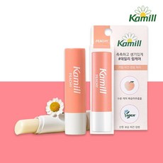 [카밀] 비건 립밤 피치 4g x 1개, 피치/과일향