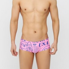 후그 남자 사각 수영복바지 캐릭터 수영복 HO-BB-018