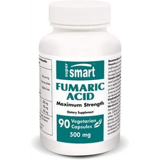슈퍼마트 - 후마릭산 500mg - 필링 피부 패치 감소에 도움이 될 수 있음 - 항염증 보조제 비GMO &amp; 글, 1, 단일상품