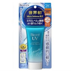 비오레 아쿠아 리치 워터리 에센스 SPF50 선크림 50ml 선블록/선크림/선로션, 50g, 4개