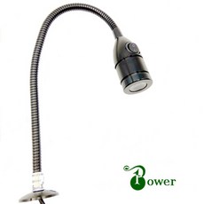 12V 24V 110V 220V 2W LED 공작 기계 조명, 2w 30cm, silver 6000k 24v, 1개