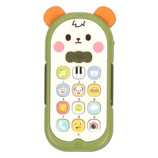 아기 멜로디 휴대폰 버튼식, 강아지, 1개 신생아/영아완구