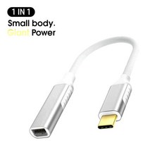 USB 3.1 C 타입 미니 디스플레이 포트 어댑터 썬더볼트 3 4k 1080p 알루미늄 합금 지원 호환, 하얀, 1개