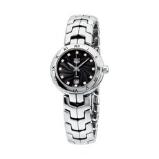 243638 / Tag Heuer Link Quartz Movement Black Dial Ladies Watch WAT1410.BA0954