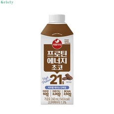 서울우유 프로틴 에너지 초코240ml x 18개입