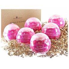 투시스터즈 two sisters 입욕제 6 Cherry Blossom Bubble Bath Bombs, 1개
