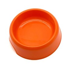 동물 그릇 경량 개 고양이 애완 세트 플라스틱 퀄리티 먹이 싱글 하이 단색 컬러, orange, 1개