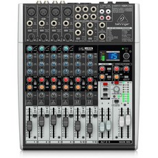 베링거 아날로그 믹서 USB 오디오 인터페이스 8ch 이펙터 XENYX X1204USB, 단일상품