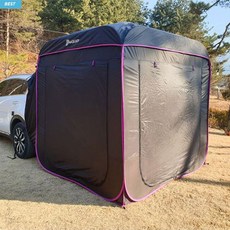 랜드로버 레인지로버 이보크 차박 텐트 도킹 쉘터 큐브형 원터치 사계절, 사계절차박텐트풀셋트
