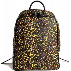 [비비안 웨스트 우드] Vivienne Westwood Anglomania BACKPACK LEOPARD 여성 가방 레오파드 배낭 YELLOW