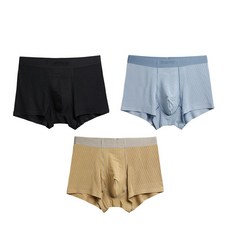 다소미얼/ 남성 팬티 3개 남성 사각 팬티 스니커드 솔리드 바람 통하다 모달 팬티 반바지 QH27 C11