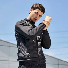 KELME 덕 다운 베스트 축구 러닝 패딩 조끼