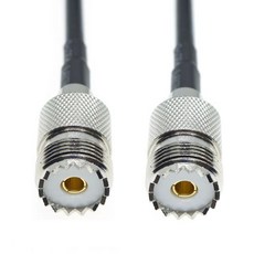 아마추어 햄 cb무전기 안테나 케이블 커넥터 동축 UHF PL-259 SO239 황동 RF RG58 30cm 50cm 100cm 2M 3M, 12 TYPE M 1Pcs_02 30CM, 1개