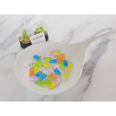 곰돌이젤리아동귀걸이