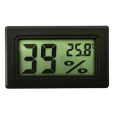 가정용 디지털 온도계 습도계 다용도 온도 고정밀, [01] Black, 1) Black, 1개