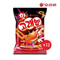 오리온 핫고래밥 매콤양념맛 56g x 12개