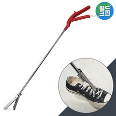 월드크린 빨강악어잘집혀집게 90cm 청소 긴 신발 정리 플라스틱 철 만능 쓰레기 집게, 1개