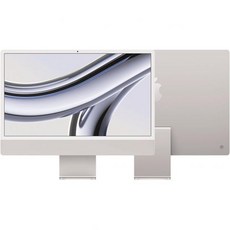 Apple 2023 iMac AllinOne 데스크톱 컴퓨터 M3 칩 탑재 24인치 레티나 디스플레이 8코어 CPU GPU 16GB 통합 메모리 256GB SSD 스토리지 Si