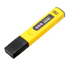 NICEYARD LCD 디지털 TDS 미터 테스터 품질 테스트 펜 온도PPM 0-9999 PPM 정수 필터 측정 도구, YELLOW, 1개