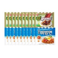 팔도비빔면130g*10개+농심짜파게티 140g*10개, 4개