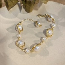 진주미러볼팔찌