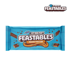 [Feastables MrBeast Chocolate Bar] 피스터블 미스터 비스트 초콜릿 미국 유투버 초콜렛 06 피넛버터 초콜릿 60g, 1개