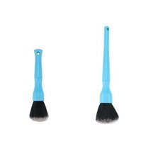 자동차 인테리어 디테일링 브러시 슈퍼 소프트 틈새 청소 도구 액세서리 스타일링 2 개, 03 Blue