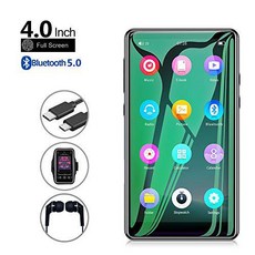 Mp3 플레이어 블루투스 5.0 Tengsen 4.0 풀 터치스크린 HD 비디오 Mp4 Mp3, 상세내용참조
