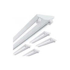 5 개 세트 LED 역 후지 40W 형 2 등식 형광등기구 반대 후지 형 LED 형광등있는 베 스라이토 LED 형광등기구 일체형 형광등 40W 형 120cm 주광색 6000K 고휘도 (역 후지 형 LED 형광등 포함 ％ 쉼표 ％ SPCC 냉연 강판)