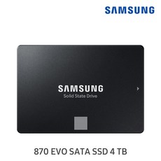 삼성전자 삼성 870 EVO SATA3 2.5 SSD TLC 4TB MZ-77E4T0BW 국내 정품