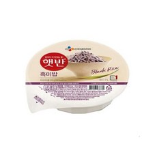 햇반 흑미밥, 210g, 24개