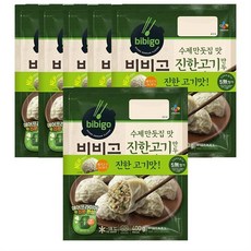 CJ 비비고 수제만둣집 진한 고기만두 400g 6개