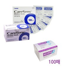 일회용 스왑 케어센스 알콜솜 이도솜 소독용솜 개별포장 100매입(비타하우스 물류센터출고), 이도스킨스왑A 100개입