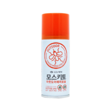 신신제약 모스키토 아웃도어 에어로솔 모기 진드기 차단제, 1개, 100ml