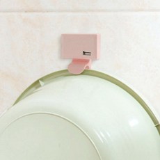 러빙홈 대야걸이(핑크)/ 욕실정리 세숫대야걸이